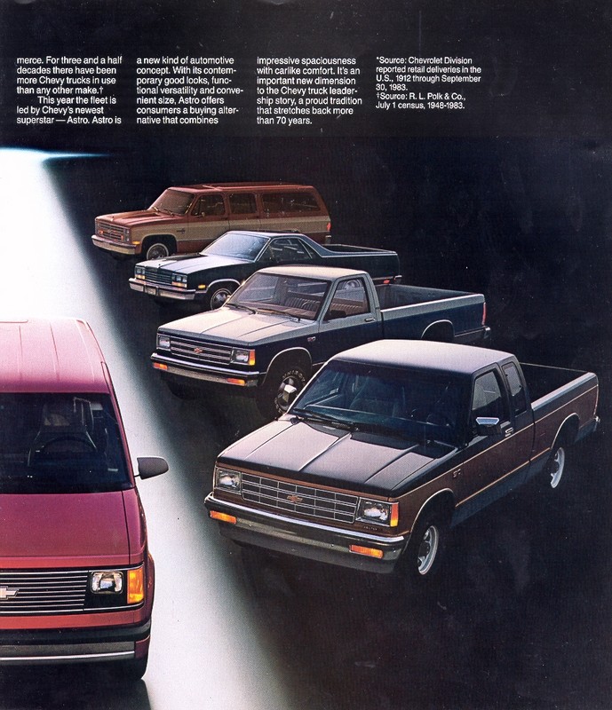 1985 Chevrolet Trucks Brochure Page 8